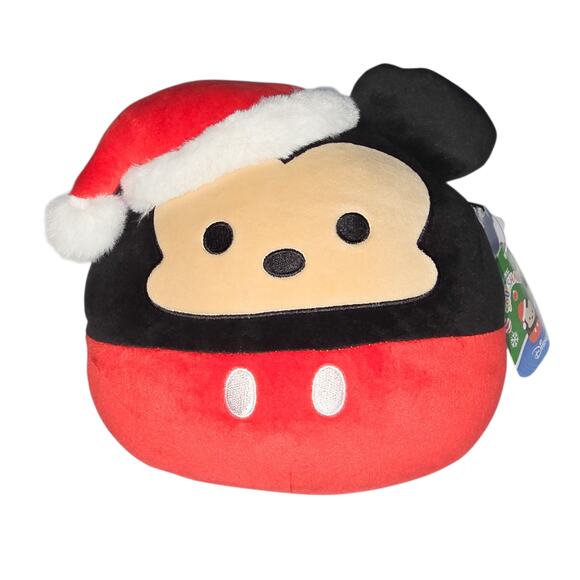 Squishmallows New Santa Mickey Mouse plushie - Picture 1 of 6